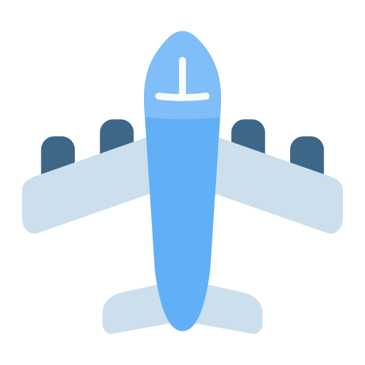 avión icono gratis