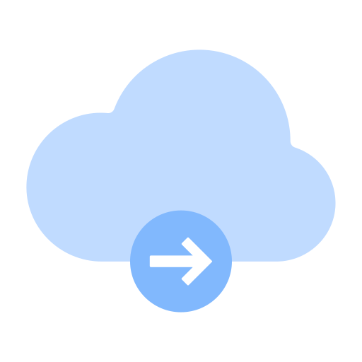 acceso a la nube icono gratis