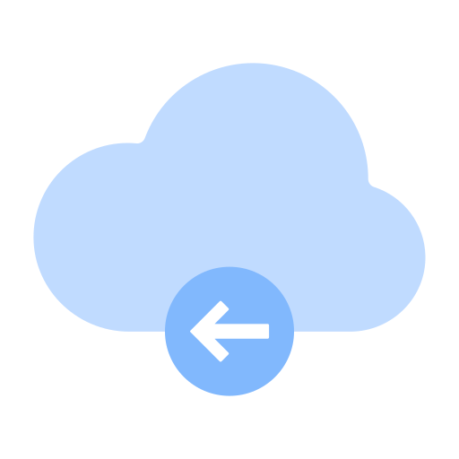 acceso a la nube icono gratis