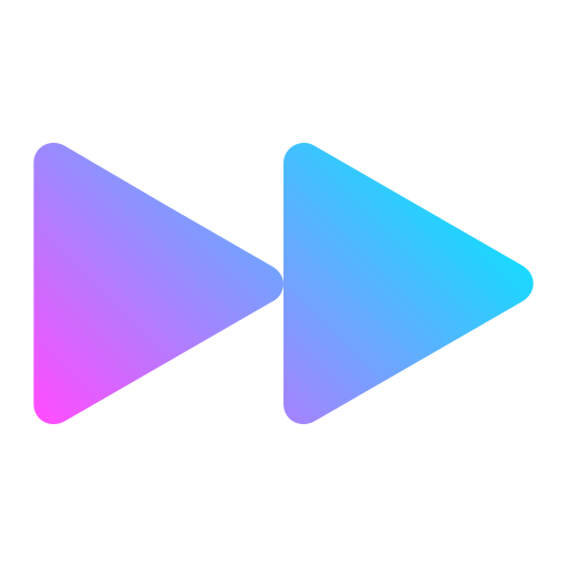 botón de avance rápido icono gratis