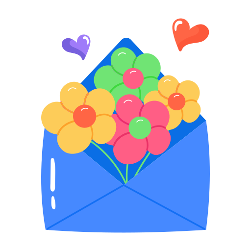 flores grátis figurinha