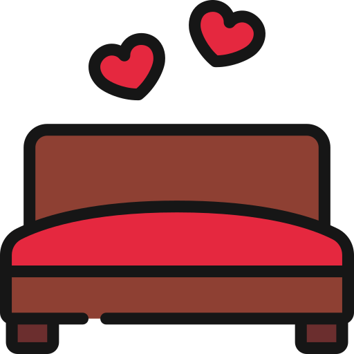 cama matrimonial icono gratis