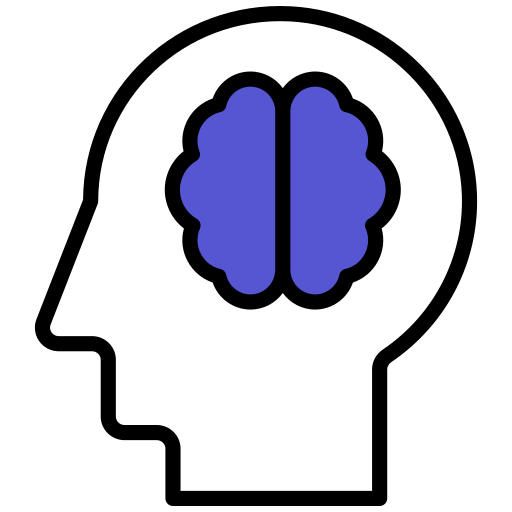 cerebro humano icono gratis