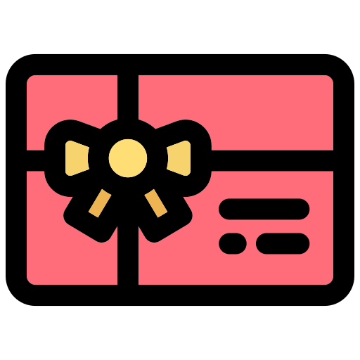 기프트 카드 무료 아이콘