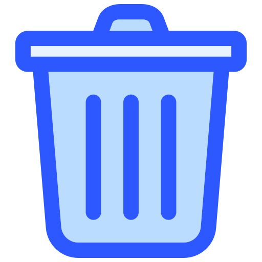 contenedor de basura icono gratis