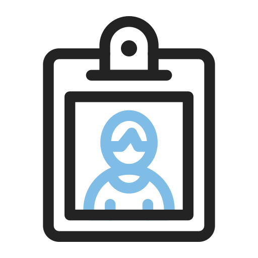 tarjeta de identificación icono gratis