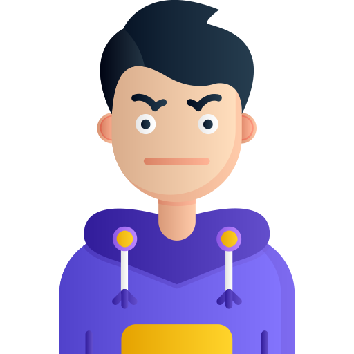 enojado icono gratis