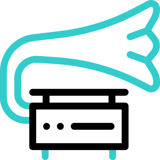 gramófono icono gratis