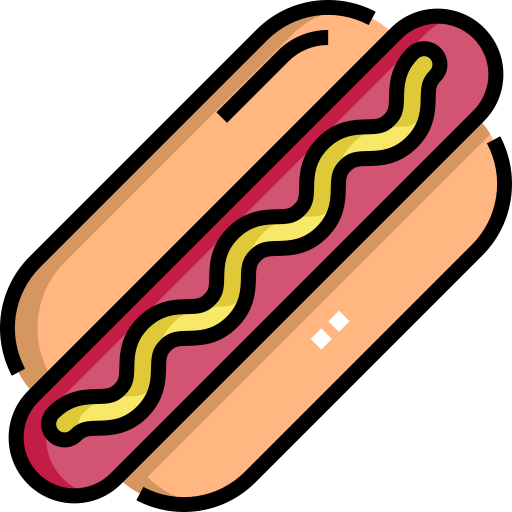 hot dog icono gratis