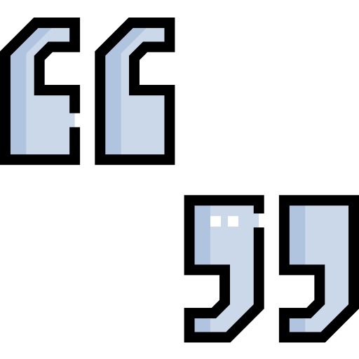 Quotation marks - free icon