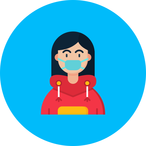 masque facial Icône gratuit