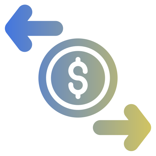 Денежный поток бесплатно иконка