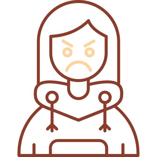 화난 무료 아이콘