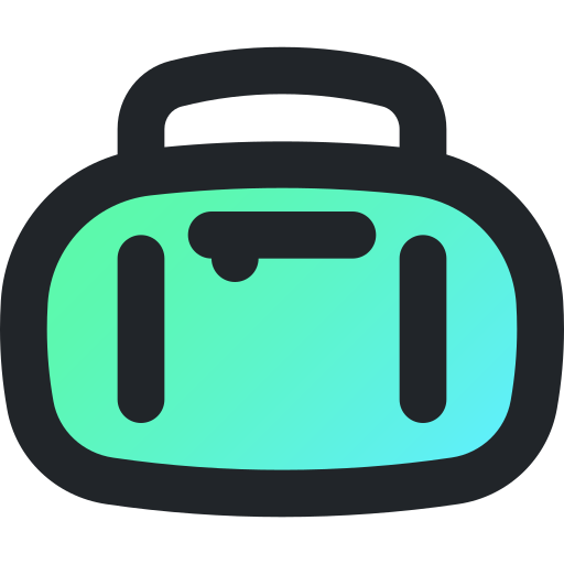 bolsa de deporte icono gratis