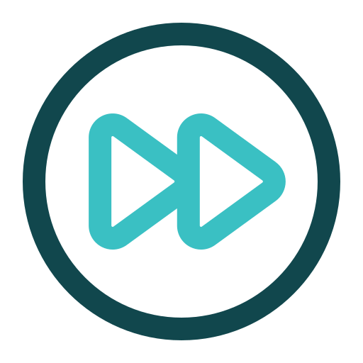 avance rápido icono gratis