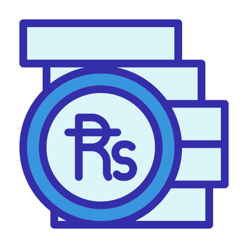 rupia icono gratis