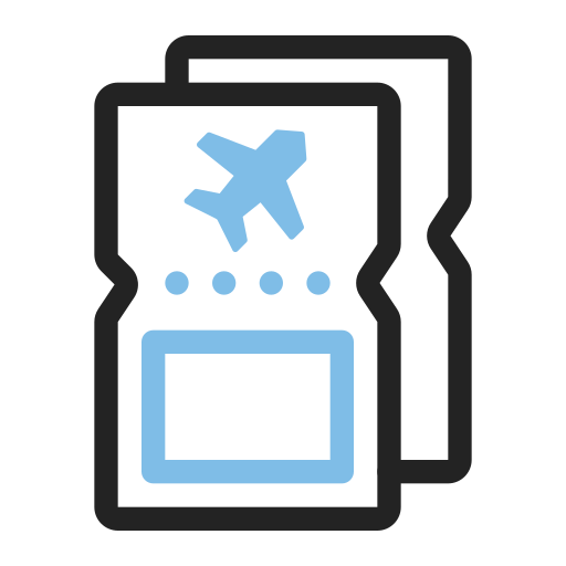 Boarding pass free icon