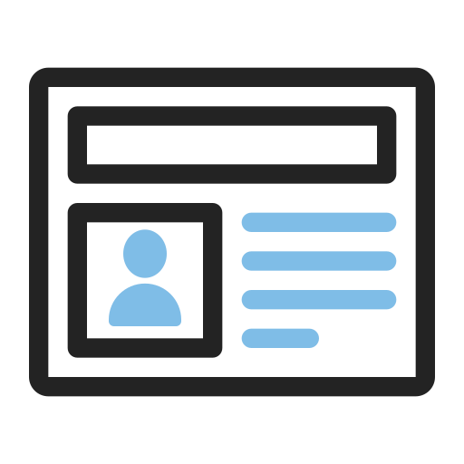 tarjeta de identificación icono gratis