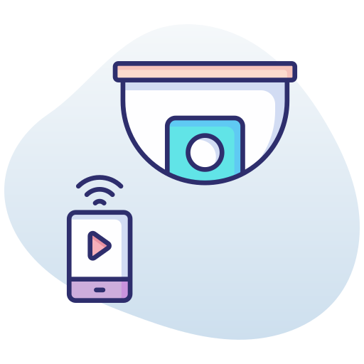 cámara de seguridad icono gratis