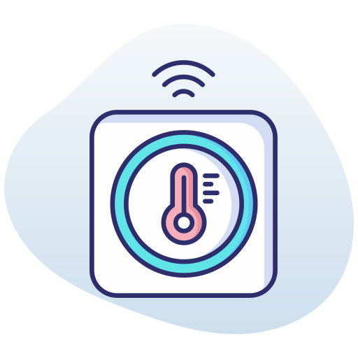 Smart thermostat free icon Smart thermostat free icon