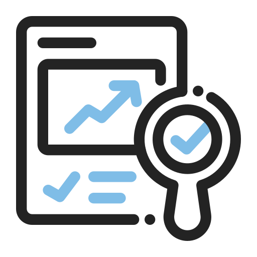 informe financiero icono gratis