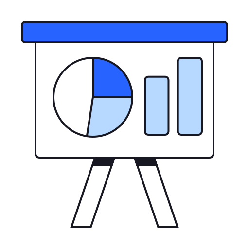 presentación icono gratis