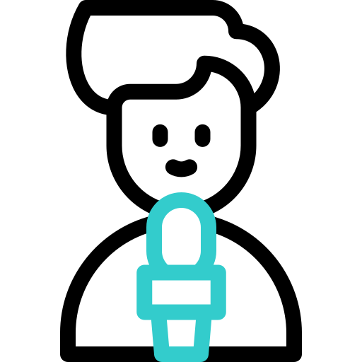 reportero icono gratis