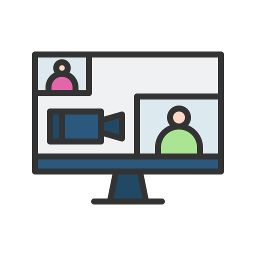 videollamada icono gratis