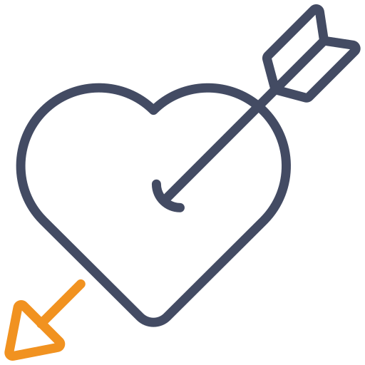 flèche et coeur Icône gratuit flèche et coeur Icône gratuit
