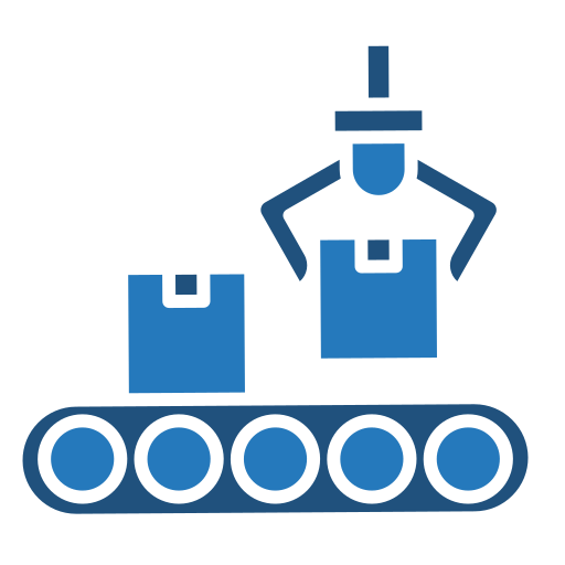 producción icono gratis