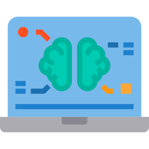 Inteligencia artificial icono gratis