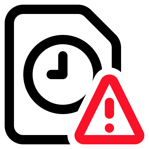 warnung kostenlos Icon