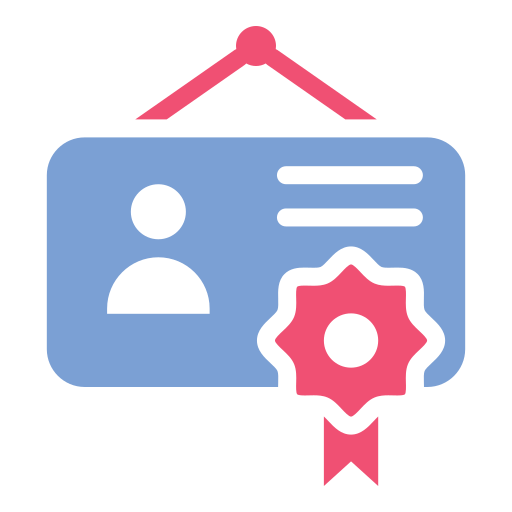 certificado icono gratis