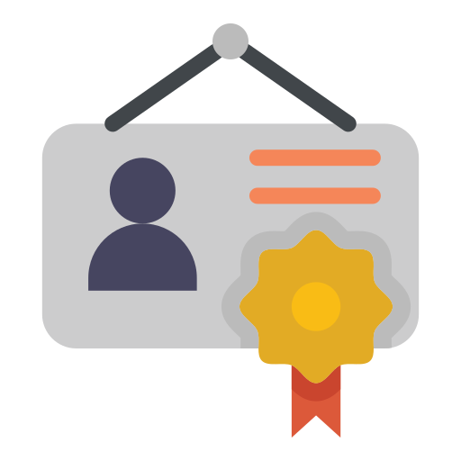 certificat Icône gratuit certificat Icône gratuit