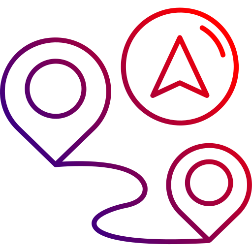 distancia icono gratis