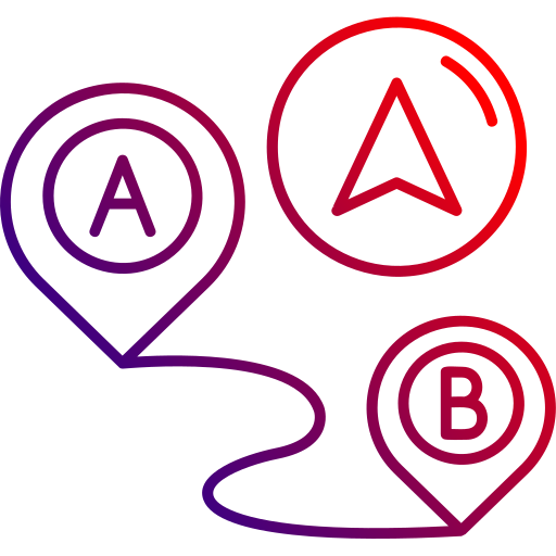 distancia icono gratis