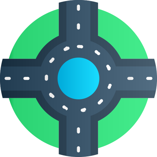 rotonda icono gratis