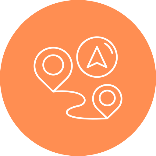 distancia icono gratis