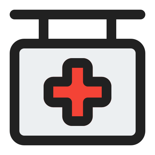 signo de hospital icono gratis