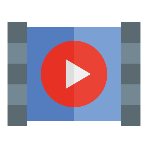 reproductor de video icono gratis