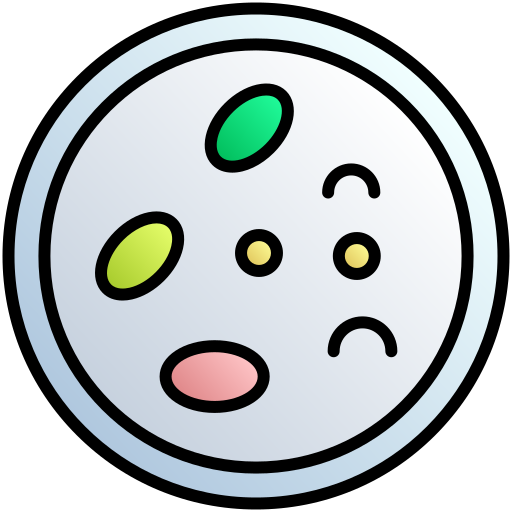 Bacteria free icon