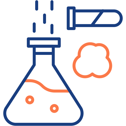 reacción química icono gratis