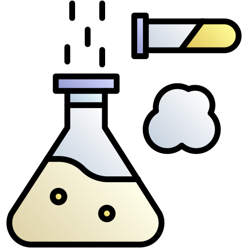 reacción química icono gratis