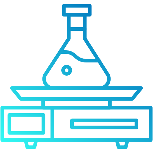 báscula de laboratorio icono gratis