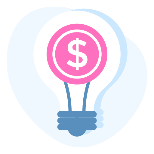 idea financiera icono gratis