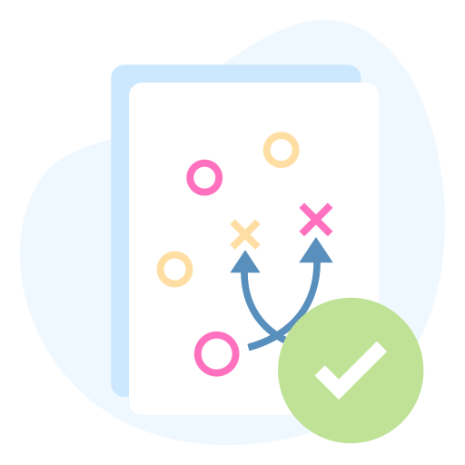 planificación táctica icono gratis