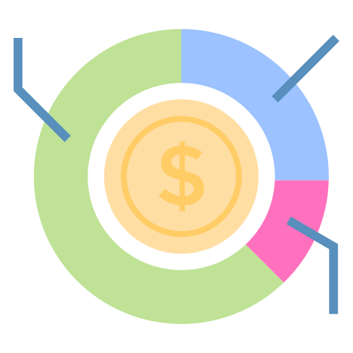 análisis financiero icono gratis