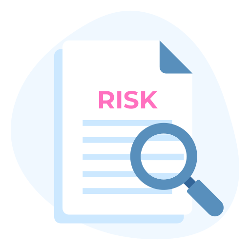 Risk assessment free icon