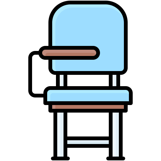 silla de escuela icono gratis