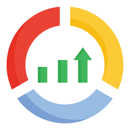 gráfico circular icono gratis